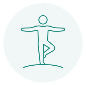 Icon für Gleichgewichtstraining und Balance