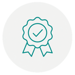 Icon für Mitgliedschaften und Qualitätssicherung bei vitalwerch