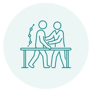Icon für Bobath Therapie und neurologische Physiotherapie