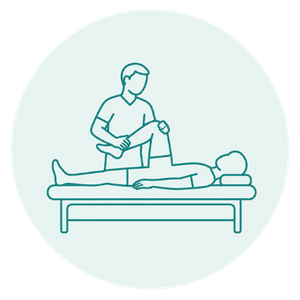 Icon für Physiotherapie, Bewegung und Funktion