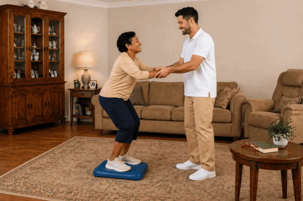 Sturzprävention mit physiotherapeutischer Unterstützung im Wohnumfeld