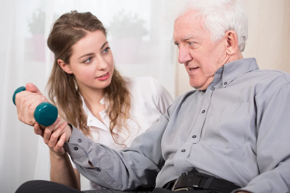 Hausbesuch Physiotherapie in gewohnter Umgebung