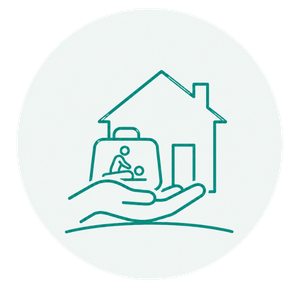 Icon für Hausbesuche und Physiotherapie zu Hause